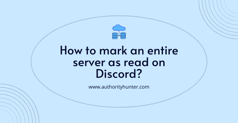 How to mark an entire server as read on Discord