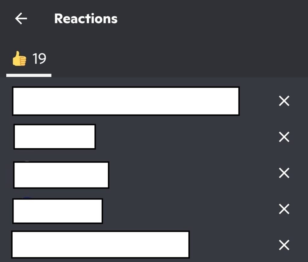 How to see who reacted on discord mobile