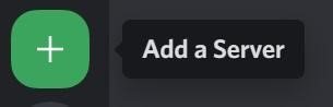 Button to add a server on discord
